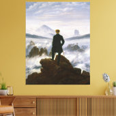 CASPAR FRIEDRICH De wandelaar boven de nevelzee Canvas Afdruk (Insitu (Woonkamer))