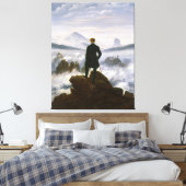 CASPAR FRIEDRICH De wandelaar boven de nevelzee Canvas Afdruk (Insitu (Slaapkamer))