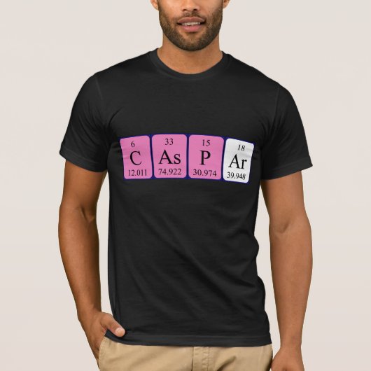 Caspar periodieke shirt van de handelsnaam (Voorkant)