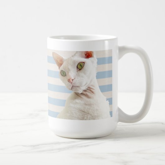 Casper Blue Stripe Mok (Rechts)