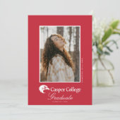 Casper College Afstuderen Aankondiging (Staand voorkant)