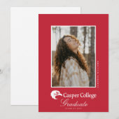 Casper College Afstuderen Aankondiging (Voorkant / Achterkant)