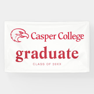 Casper College Afstuderen Spandoek