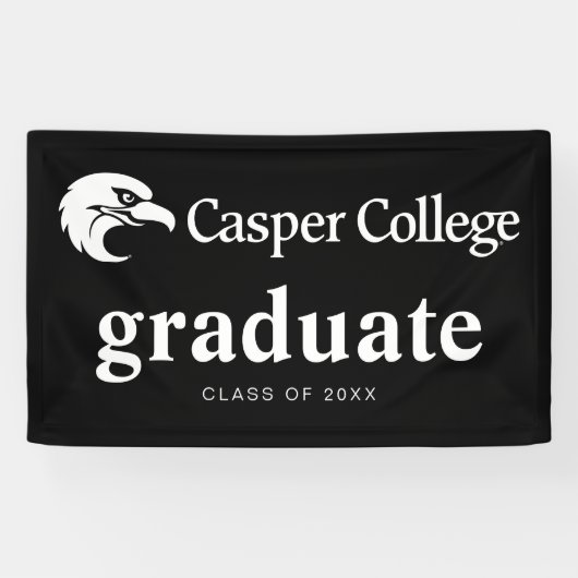 Casper College Afstuderen Spandoek (Horizontaal)