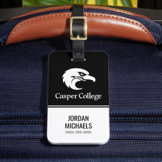 Casper College Tekst Logo Bagagelabel