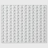 Casper College Tekst Logo Cadeaupapier (Vlak)