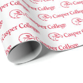 Casper College Tekst Logo Cadeaupapier (Rol Hoek)