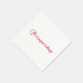 Casper College Tekst Logo Servet (Hoek)