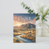 Casper, Wyoming Briefkaart (Staand voorkant)