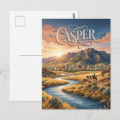 Casper, Wyoming Briefkaart (Voorkant / Achterkant)