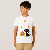 Casper's eerste Thanksgiving kinder T-shirt (Voorkant volledig)