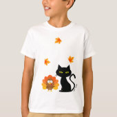 Casper's eerste Thanksgiving kinder T-shirt (Voorkant)