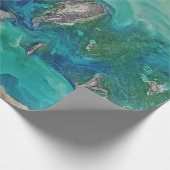 caspiaans zee cadeaupapier (Hoek)