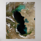 Caspiaans Zee Poster (Voorkant)