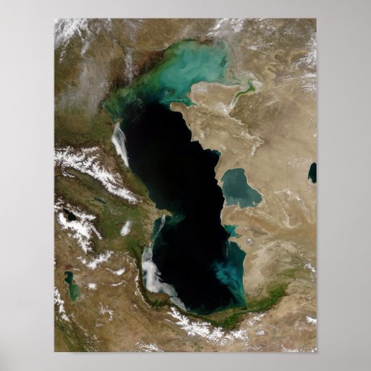 Caspiaans Zee Poster (Voorkant)