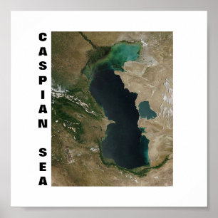 Caspiaans Zee Poster
