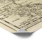 Caspiaans Zee Poster (Hoek)