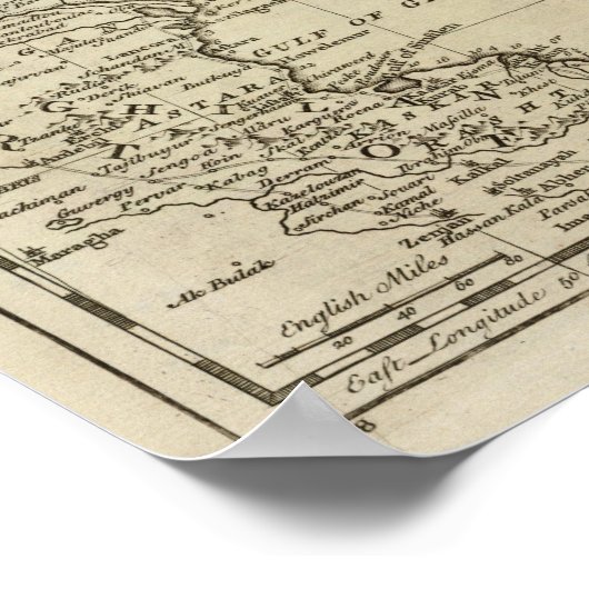 Caspiaans Zee Poster (Hoek)