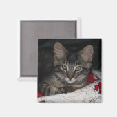 Caspian Cozy KerstMagnet Magneet (Voorkant / Achterkant)
