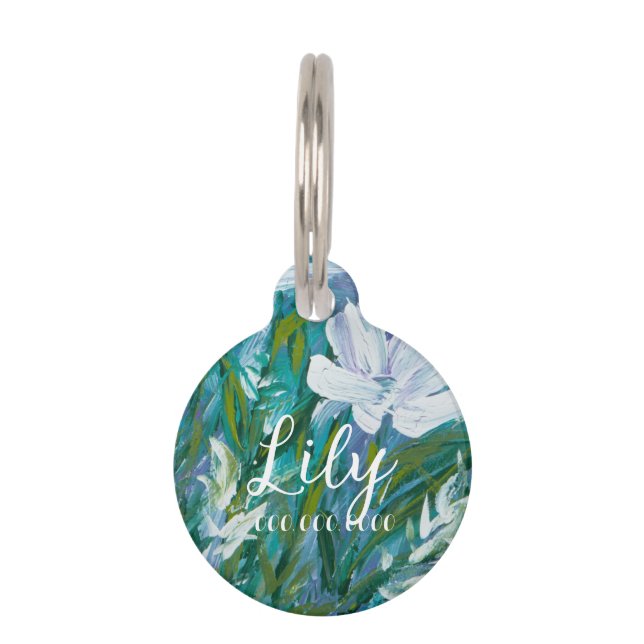 Caspian Pet ID Tag - Persoonlijke naam Huisdierpenning (Voorkant)