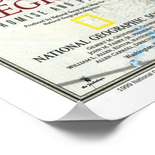 "Caspian Region: 1999 - Promise and Peril MAP... Poster (Hoek)