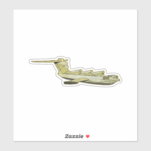 Caspian Zee Monster, Ground Effect Vliegtuig Sticker
