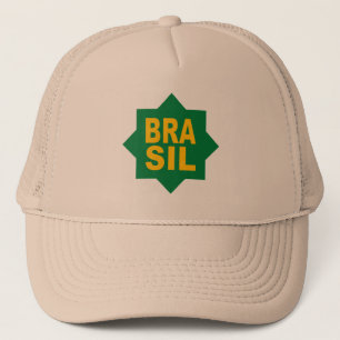 CASQUETET TRUCKER KAKI DESIGN BRASIL PET