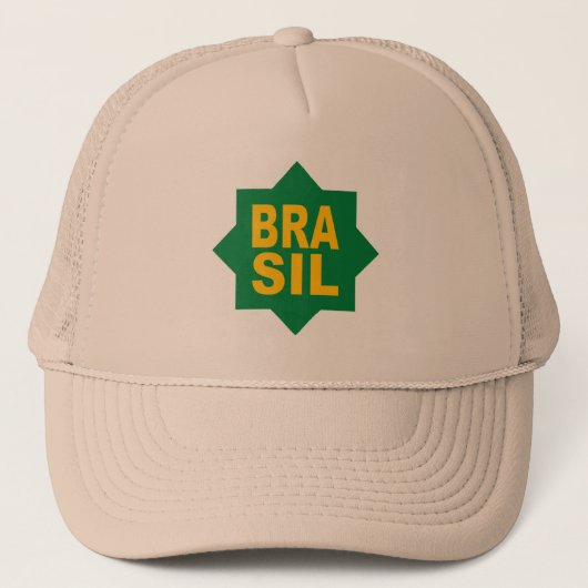 CASQUETET TRUCKER KAKI DESIGN BRASIL PET (Voorkant)