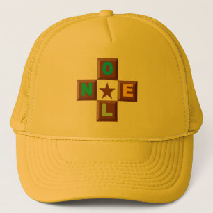 CASQUETET TRUCKER NOEL CHOCOLAT ETOILE PET