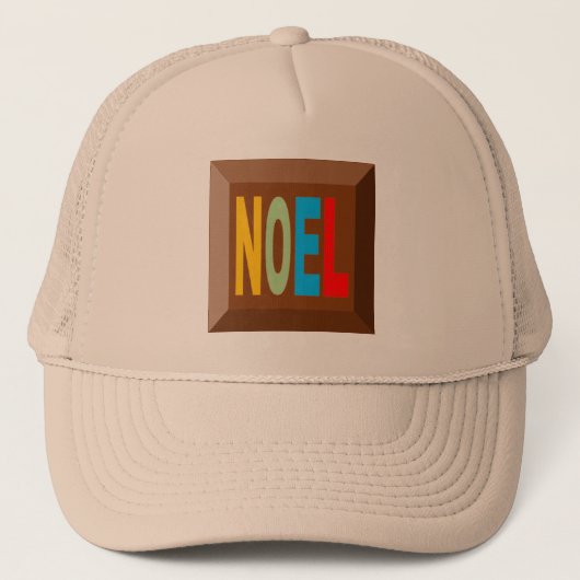 CASQUETET TRUCKER NOEL CHOCOLAT PET (Voorkant)