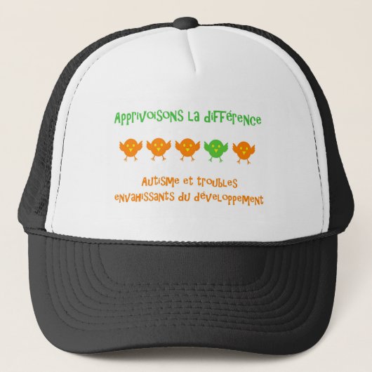Casquette Apprivoisons la différence Trucker Pet (Voorkant)