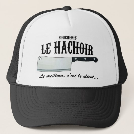 Casquette Boucherie de Hachoir Trucker Pet (Voorkant)