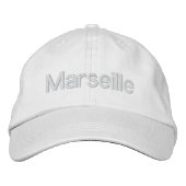 Casquette Marseille Geborduurde Pet (Voorkant)