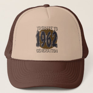 Casquette Tribute to 1962 generation anniversaire Trucker Pet