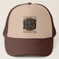 Casquette Tribute to 1963 generation anniversaire