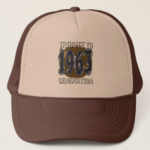 Casquette Tribute to 1963 generation anniversaire Trucker Pet