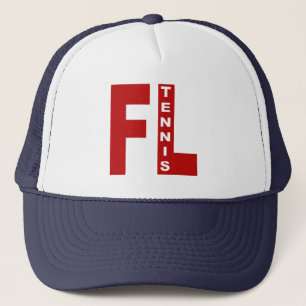 Casquette trucker blanc marine FLORIDA TENNIS Trucker Pet