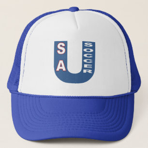Casquette Trucker blanc/royal USA VOETBAL Pet