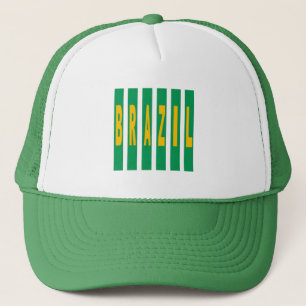 Casquette Trucker blanc vert DESIGN BRAZILIË Pet