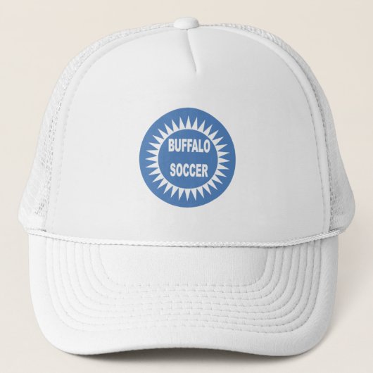 Casquette Trucker blanche BUFFALO VOETBAL Pet (Voorkant)