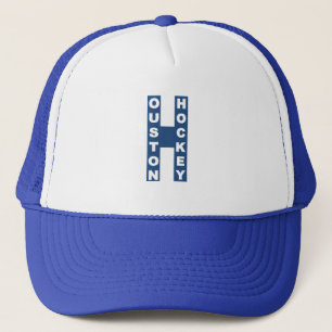 Casquette Trucker bleu blanc HOUSTON HOCKEY Pet