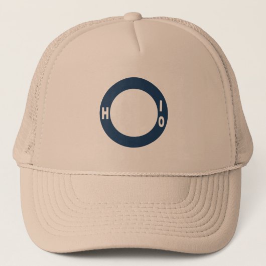 Casquette Trucker kaki DESIGN OHIO Pet (Voorkant)