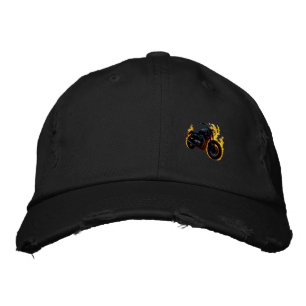 Casquette, ZombieHumor ChickenRider QuirkyDesign Geborduurde Pet