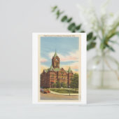 Cass County Court House, Plattsmouth, Nebraska, Ve Briefkaart (Staand voorkant)