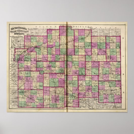 Cass County en Miami County Poster (Voorkant)