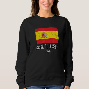 Cass de la Selva Spanje ES Vlag Stad - Bandera Rop Trui
