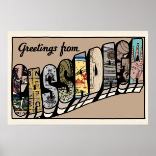 Cassadaga Briefkaart Poster