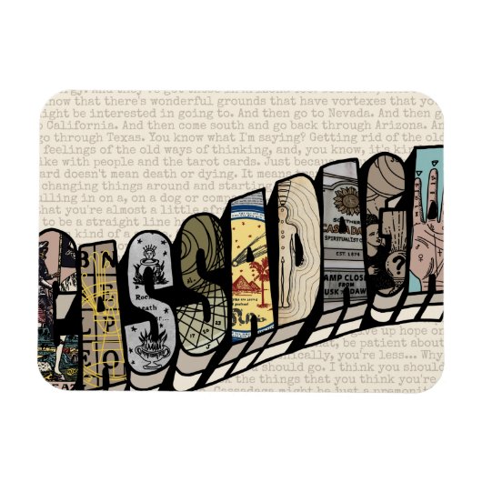 Cassadaga Clairaudience Flexible Magnet Magneet (Horizontaal)