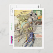 Cassandra de cicada heeft een lichte detectietest briefkaart (Voorkant / Achterkant)