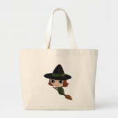 Cassandra de heks grote tote bag (Voorkant)